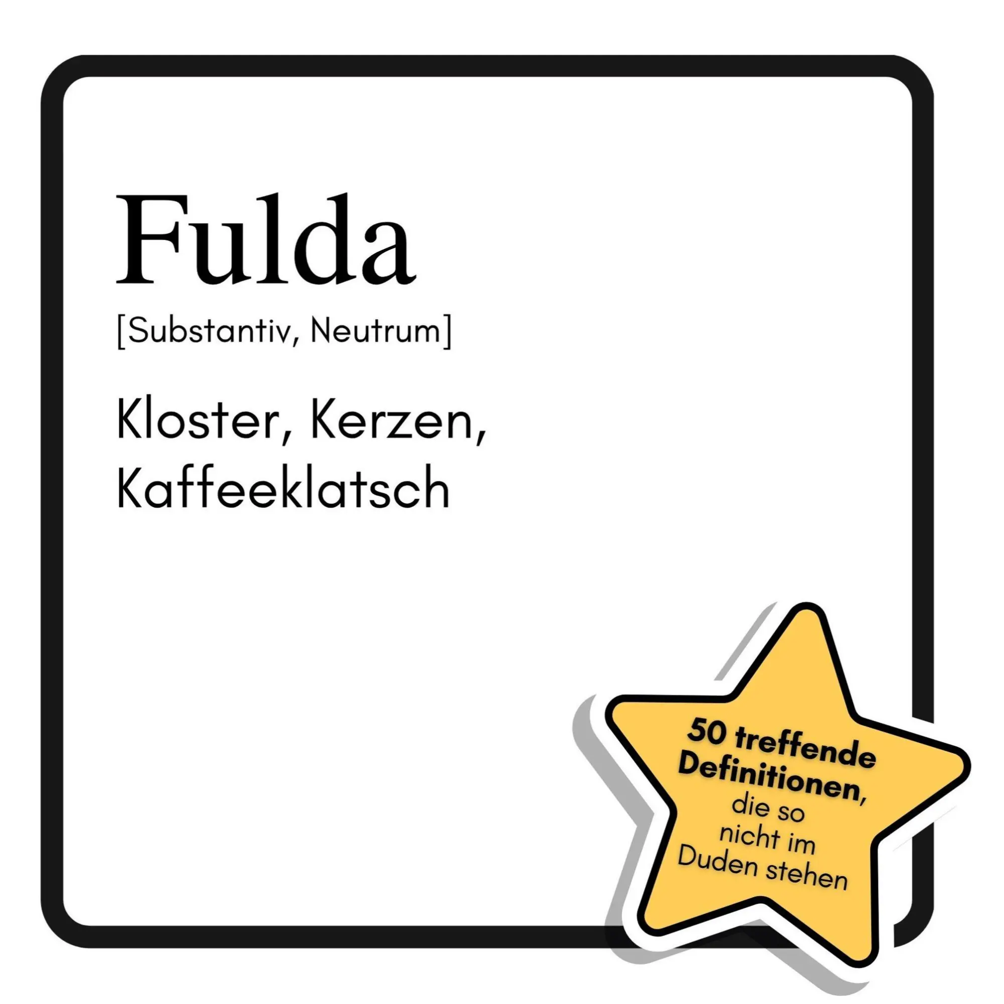 Cover: 9783695343515 | Fulda | Kloster, Kerzen, Kaffeeklatsch | Finn Weber | Taschenbuch