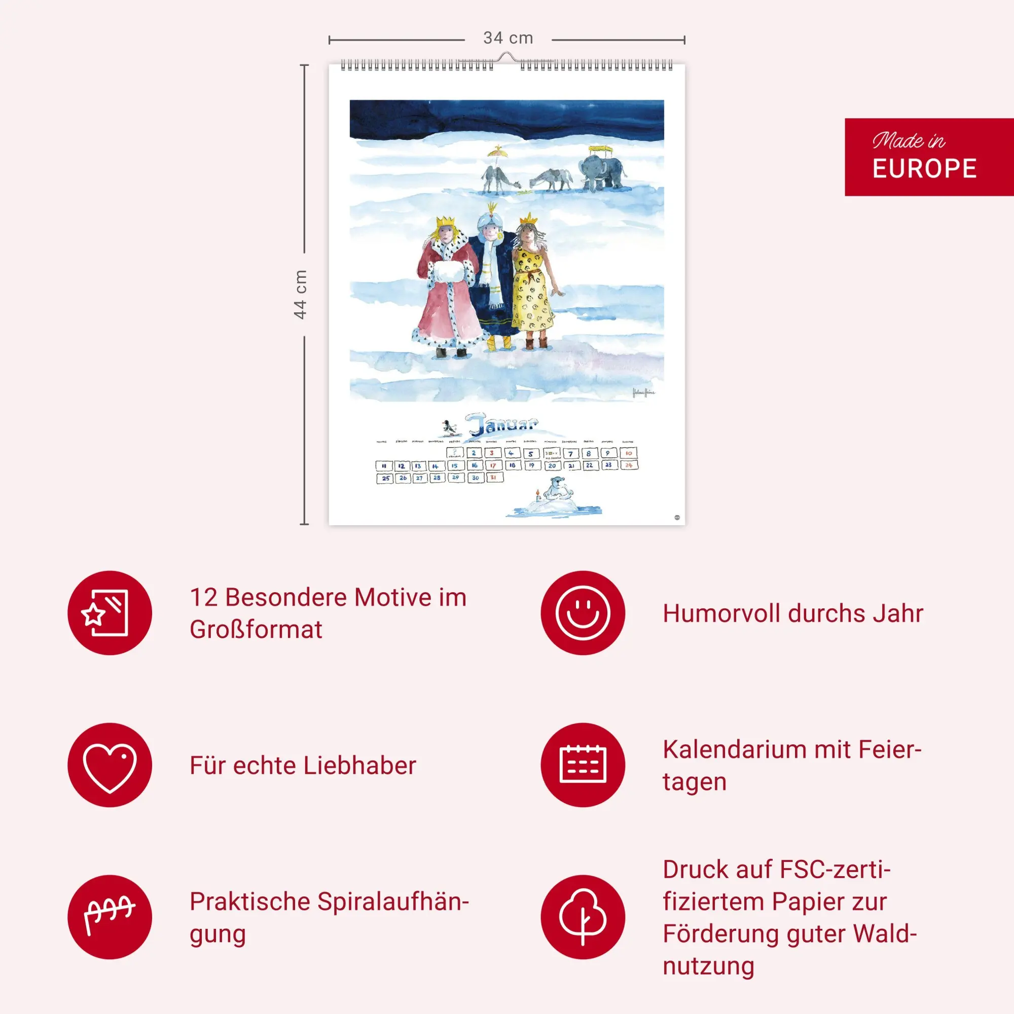 Bild: 9783756413515 | Helme Heine: Edition Kalender 2027 | Helme Heine | Kalender | 15 S.