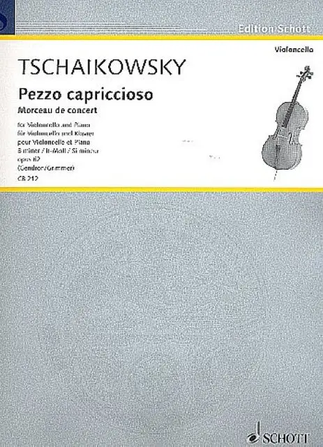 Cover: 9790001153515 | Pezzo capriccioso h-Moll | Peter Iljitsch Tschaikowsky | Buch | 32 S.