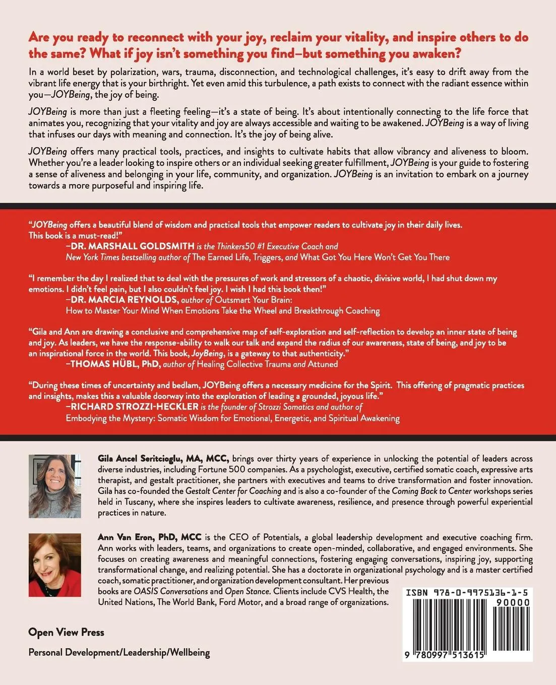 Rückseite: 9780997513615 | JOYBeing | Ann van Eron (u. a.) | Taschenbuch | Englisch | 2025