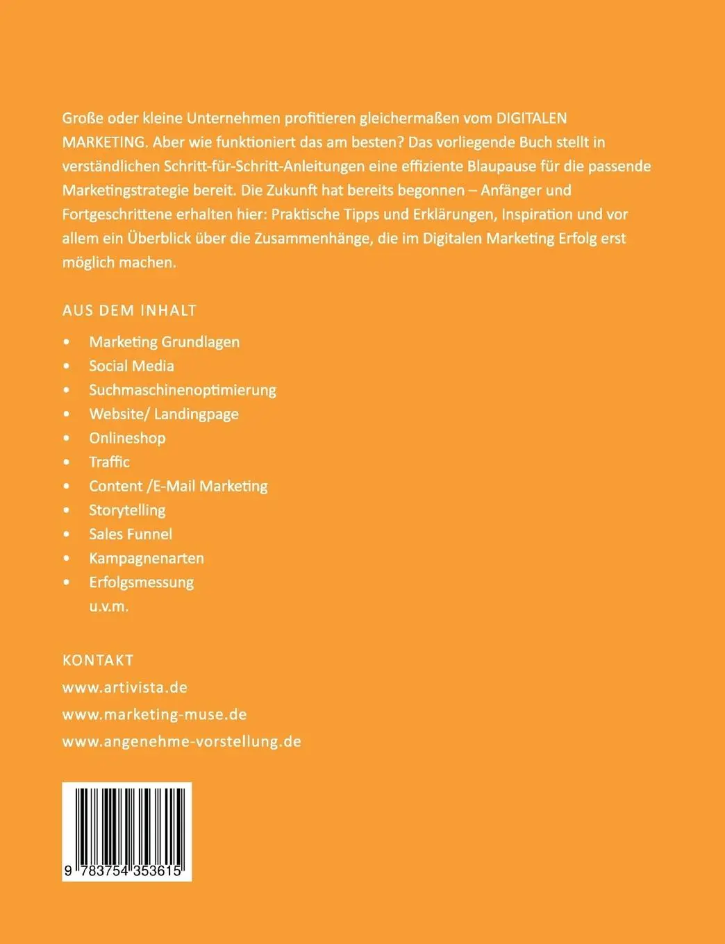 Rückseite: 9783754353615 | Grundlagen des Digitalen Marketing | Barbara Schilling | Taschenbuch