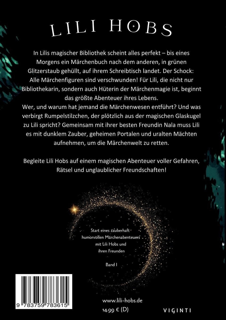 Rückseite: 9783759783615 | Lili Hobs | und der magische Schlüssel | Fritzi Rasch | Taschenbuch