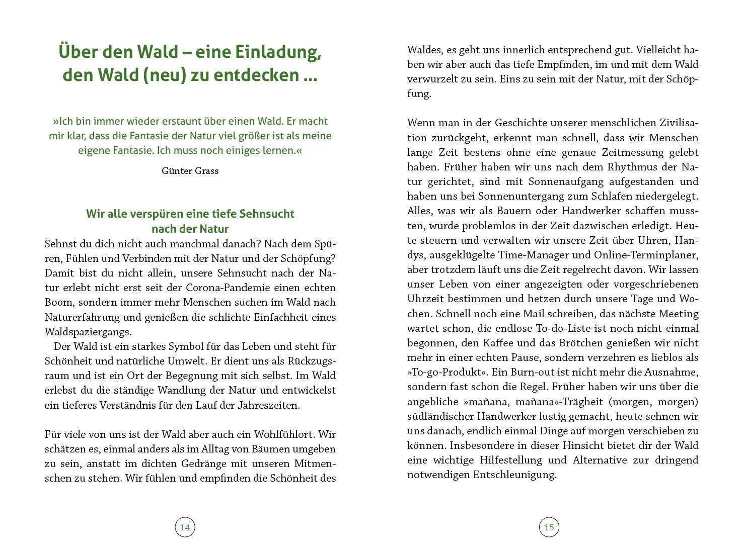 Bild: 9783963623615 | Wohlfühlort Wald | Besondere Auszeiten für Körper, Geist und Seele
