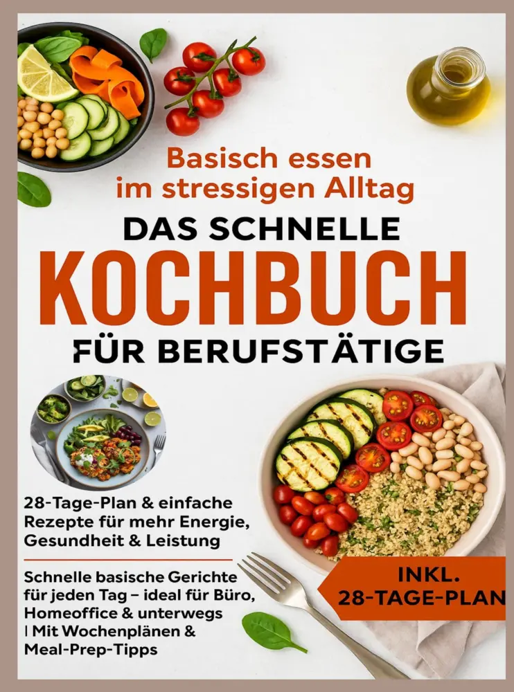 Cover: 9789403813615 | Basisch essen im stressigen Alltag - Das schnelle Kochbuch für...