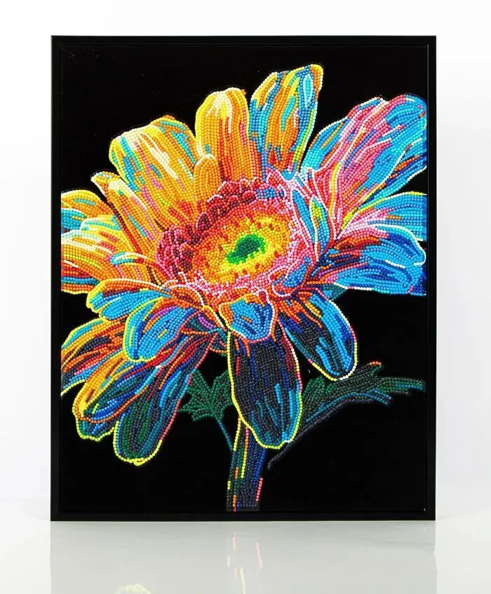 Cover: 4895225943715 | DIAMOND DOTZ - Diamond Painting Neon Gerbera | Kit (Bastelset) | 2025