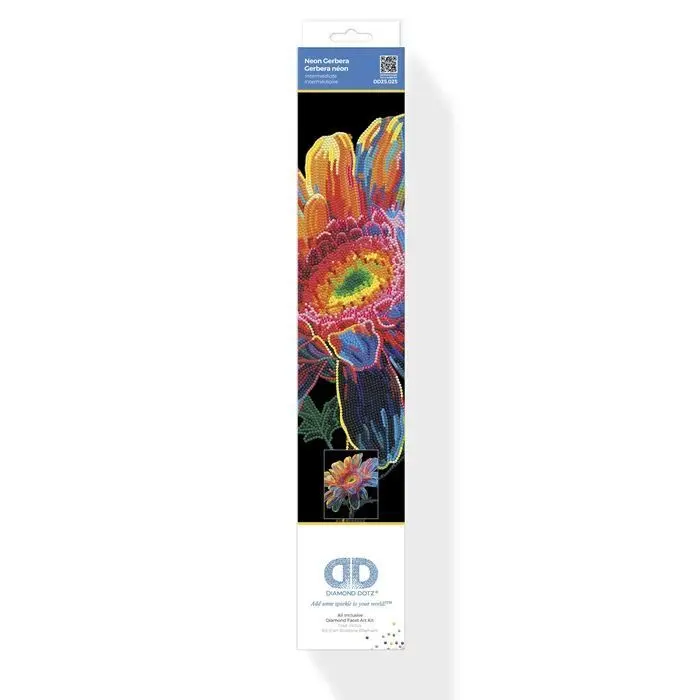 Bild: 4895225943715 | DIAMOND DOTZ - Diamond Painting Neon Gerbera | Kit (Bastelset) | 2025