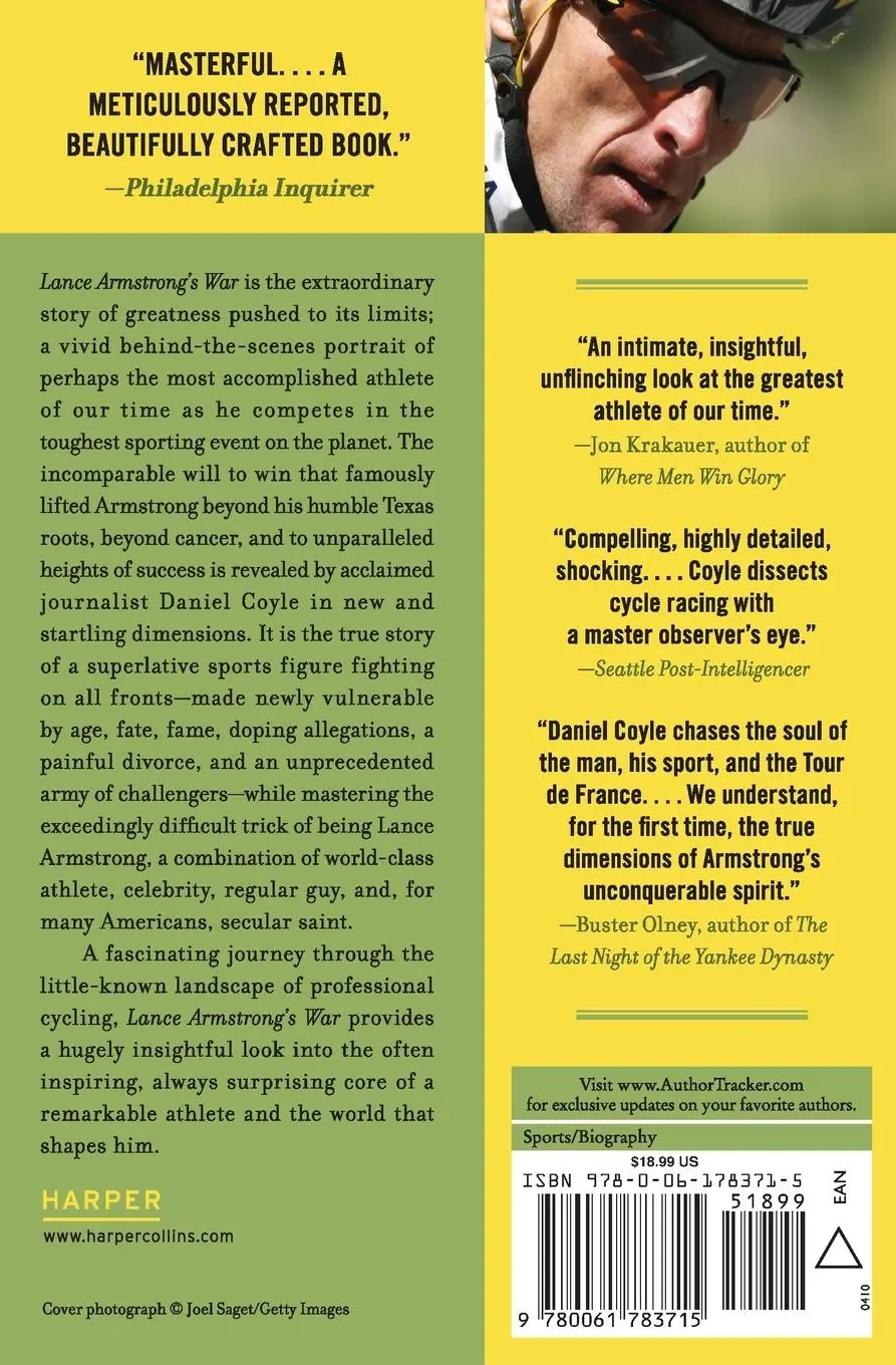 Rückseite: 9780061783715 | Lance Armstrong's War | Daniel Coyle | Taschenbuch | Englisch | 2010