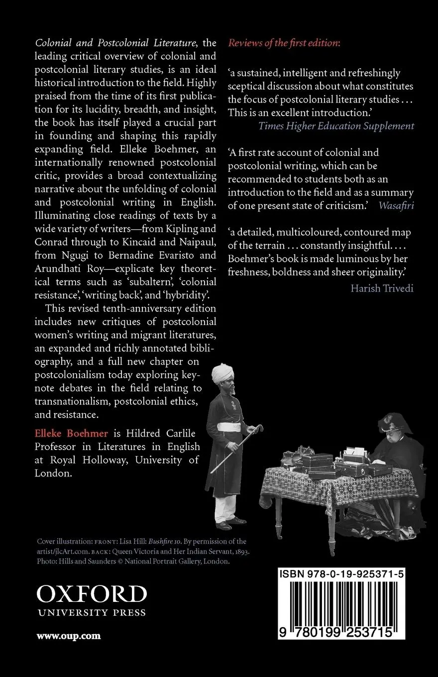 Rückseite: 9780199253715 | Colonial and Postcolonial Literature | Migrant Metaphors | Boehmer