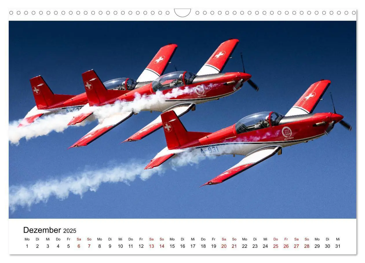 Bild: 9783383853715 | Fliegerträume: 12 Monate, 12 Flugzeuge (Wandkalender 2025 DIN A3...
