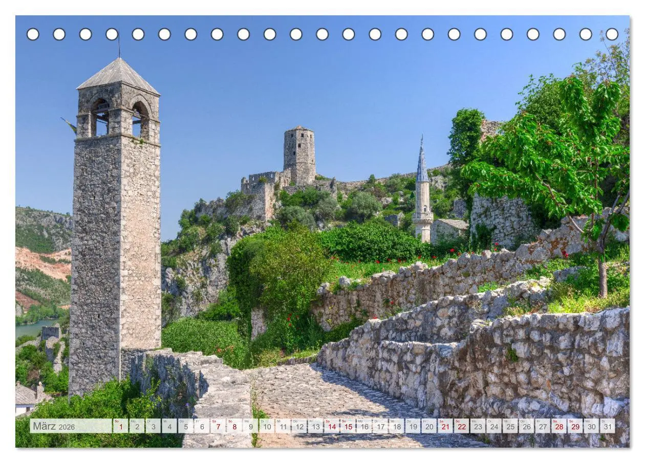 Bild: 9783457583715 | Bosnien-Herzegowina Das romantische Herz des Balkans (Tischkalender...