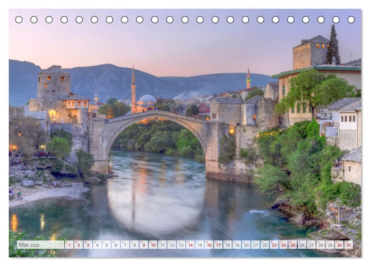 Bild: 9783457583715 | Bosnien-Herzegowina Das romantische Herz des Balkans (Tischkalender...