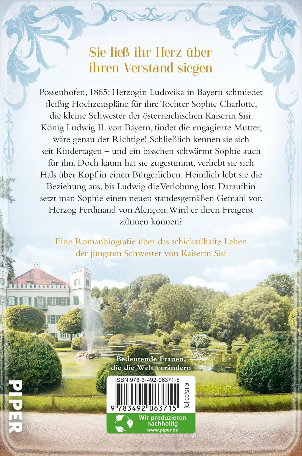 Rückseite: 9783492063715 | Sisis Schwester | Eva-Maria Bast | Taschenbuch | 416 S. | Deutsch