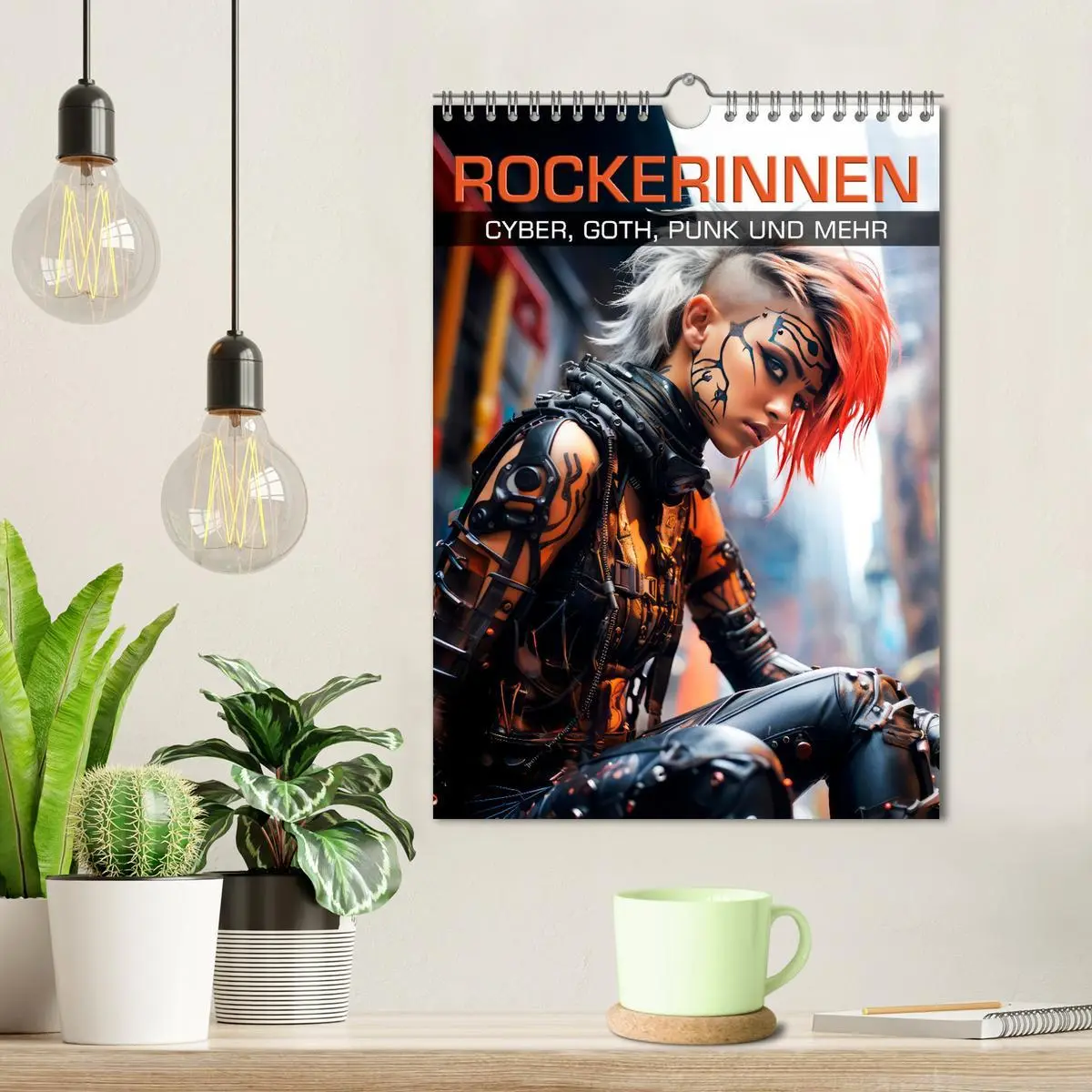 Bild: 9783516293715 | ROCKERINNEN Cyber, Goth, Punk und mehr (Wandkalender 2026 DIN A4...