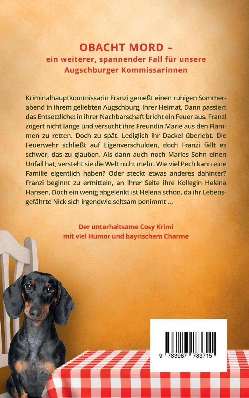 Rückseite: 9783987783715 | Basst scho Ein lustiger Augschburg Krimi mit bayrischem Charme | Vögl