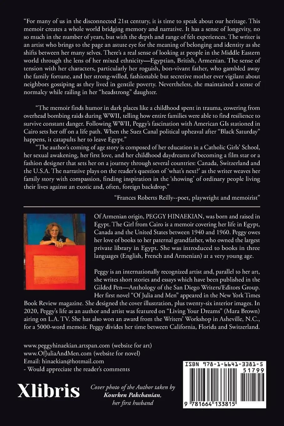 Rückseite: 9781664133815 | The Girl from Cairo | A Memoir | Peggy Hinaekian | Taschenbuch | 2020