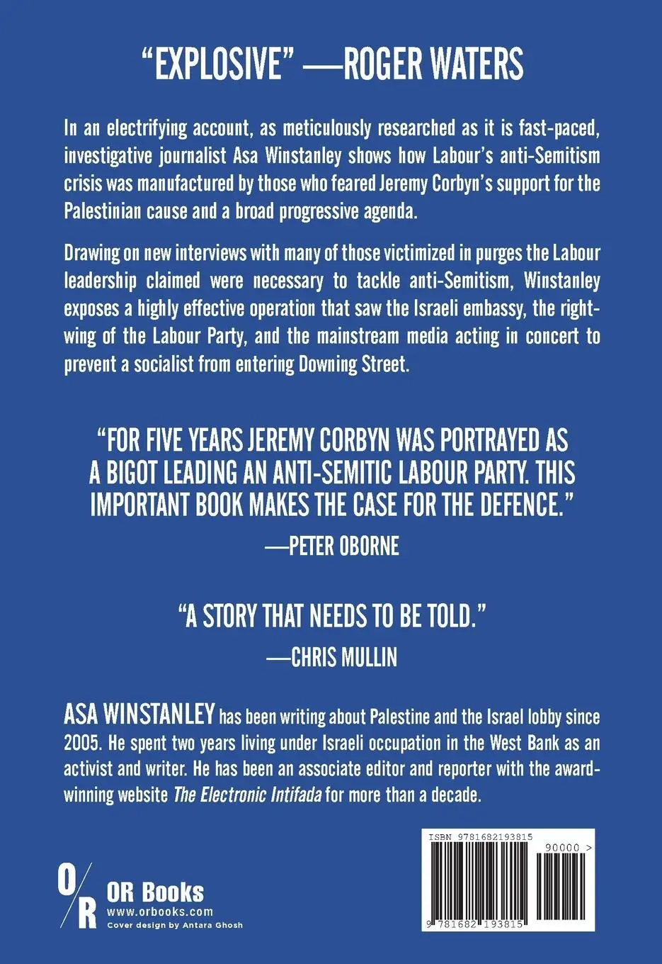 Rückseite: 9781682193815 | Weaponising Anti-Semitism | Asa Winstanley | Taschenbuch | Englisch