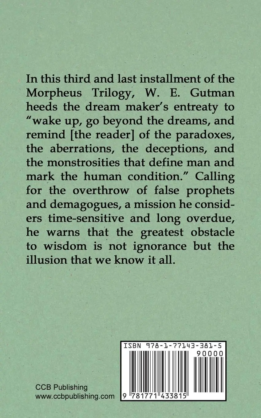 Rückseite: 9781771433815 | Morpheus' Challenge | Beyond the Dreams | W. E. Gutman | Taschenbuch