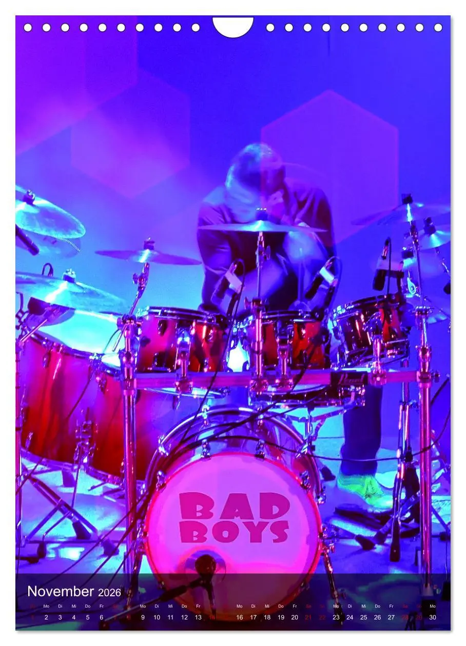 Bild: 9783516353815 | Schlagzeug in Concert (Wandkalender 2026 DIN A4 hoch), CALVENDO...
