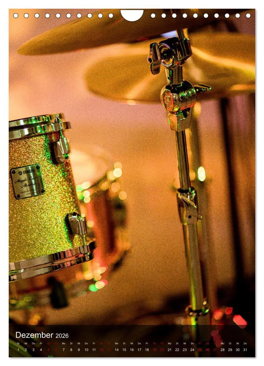 Bild: 9783516353815 | Schlagzeug in Concert (Wandkalender 2026 DIN A4 hoch), CALVENDO...