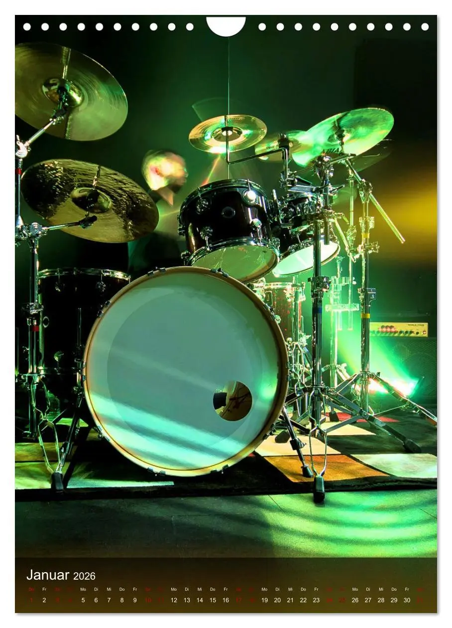Bild: 9783516353815 | Schlagzeug in Concert (Wandkalender 2026 DIN A4 hoch), CALVENDO...