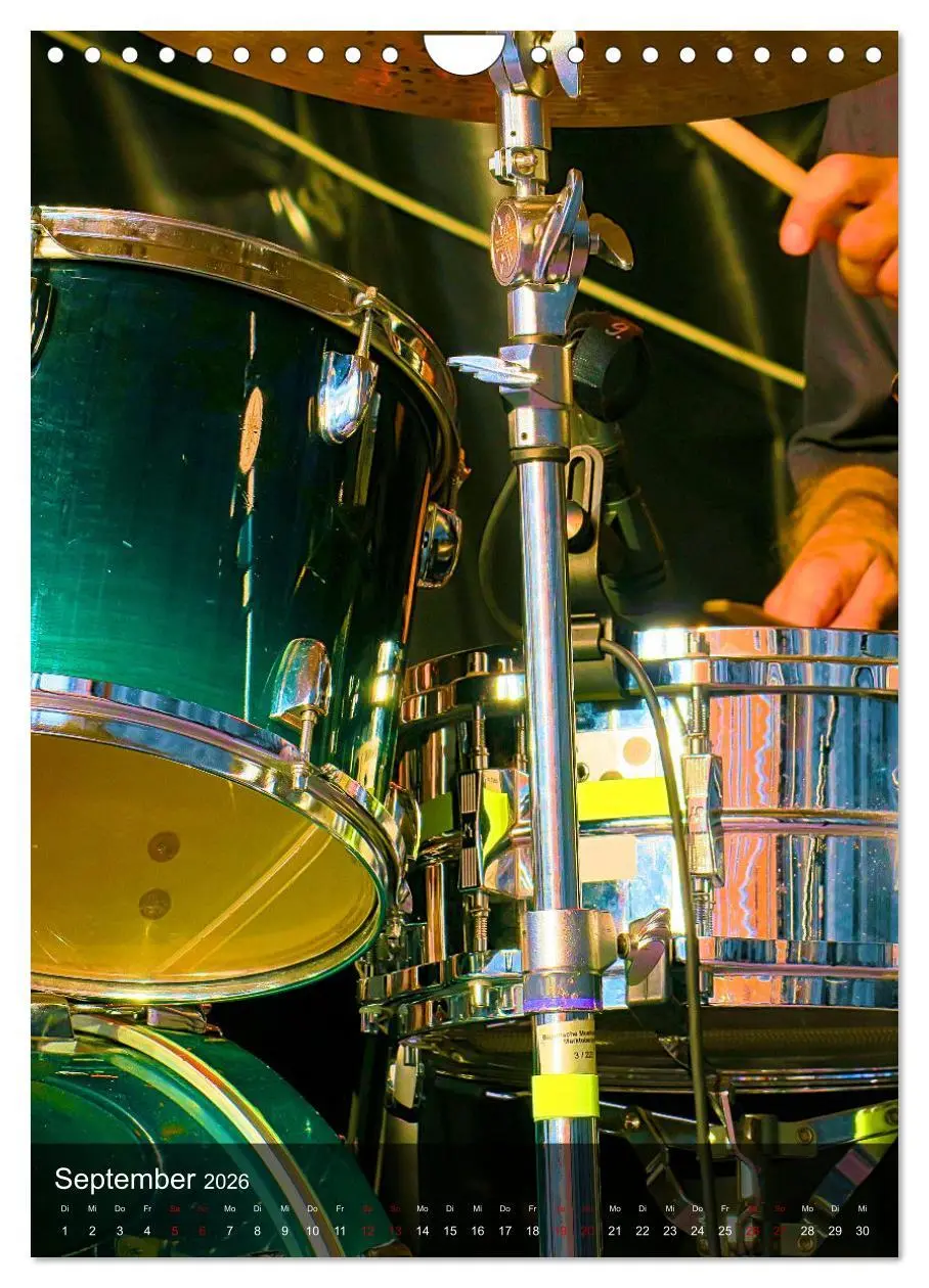 Bild: 9783516353815 | Schlagzeug in Concert (Wandkalender 2026 DIN A4 hoch), CALVENDO...