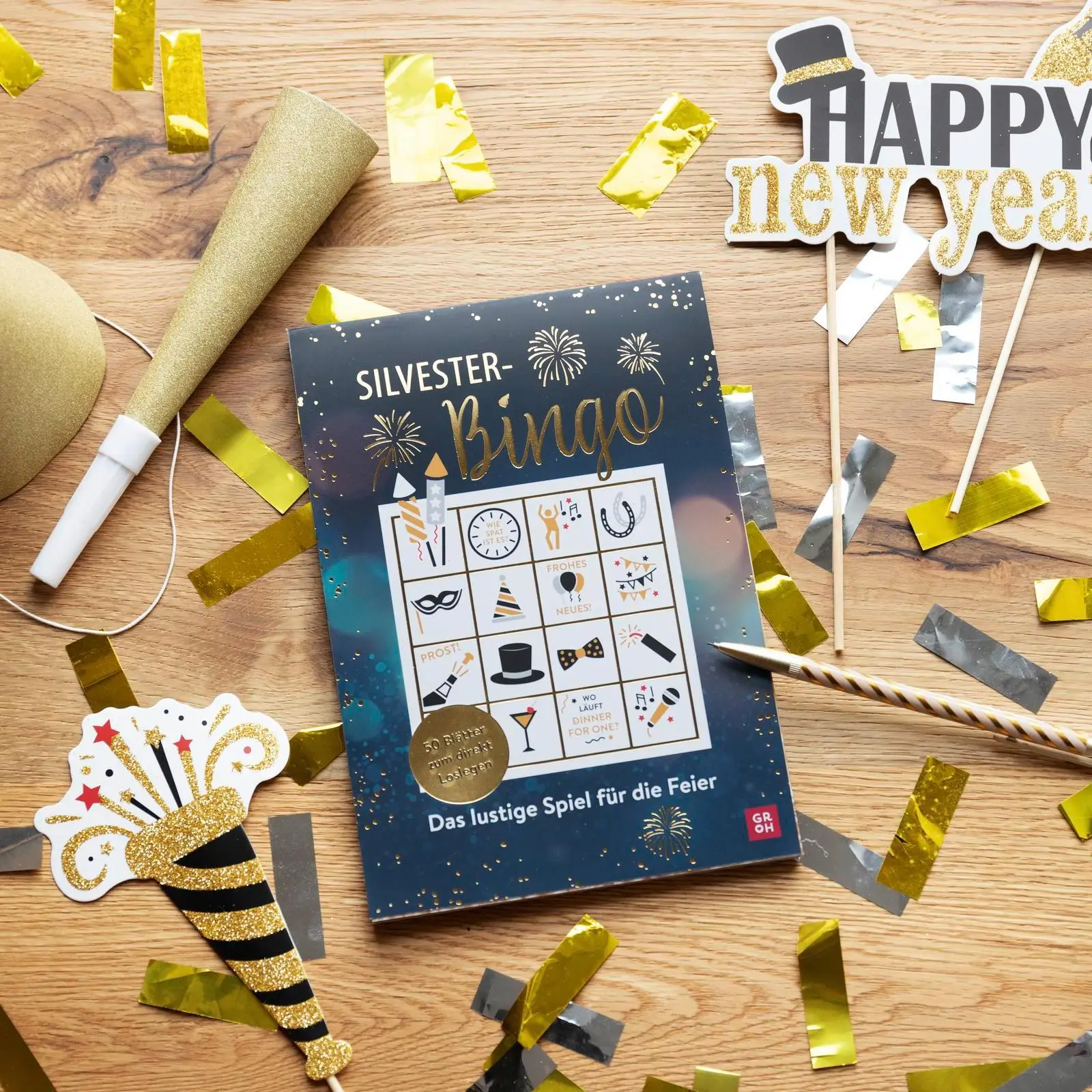 Bild: 4036442013915 | Silvester-Bingo | Julia Buck | Spiel | 104 S. | Deutsch | 2024
