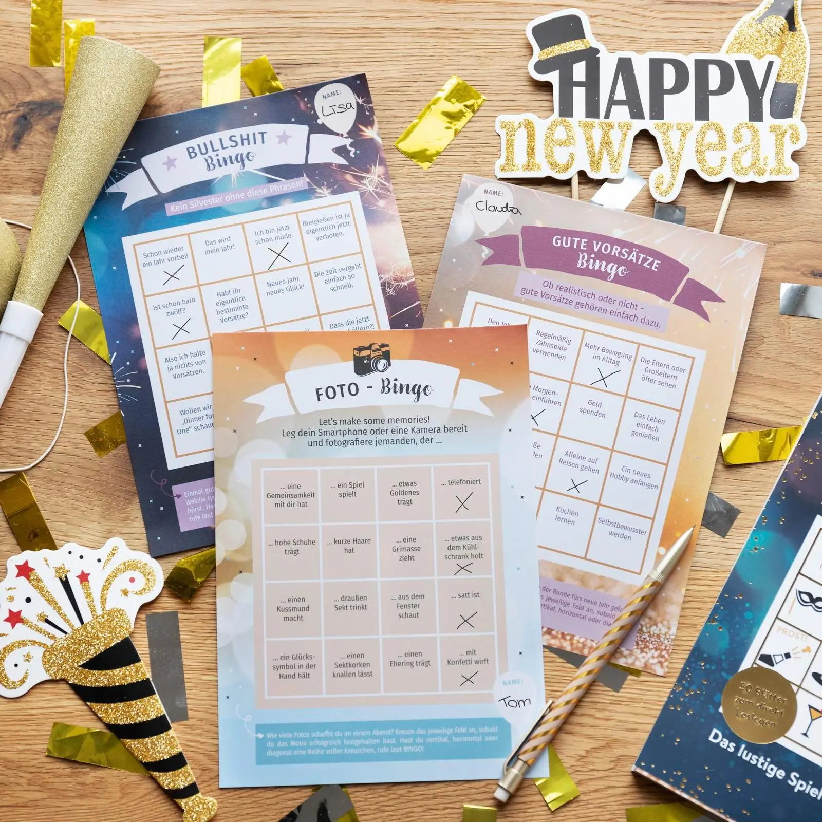 Bild: 4036442013915 | Silvester-Bingo | Julia Buck | Spiel | 104 S. | Deutsch | 2024