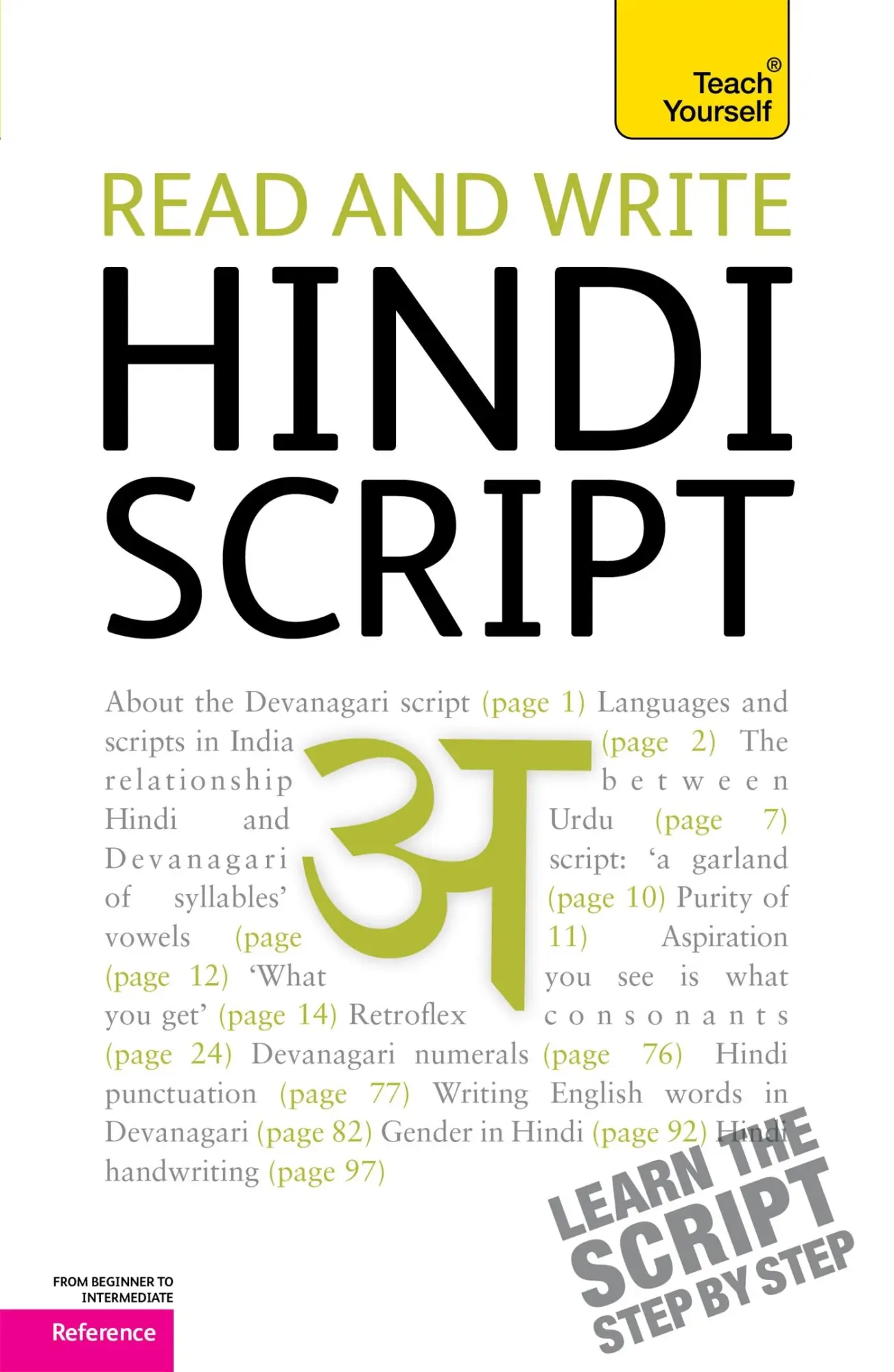 Hodder And Stoughton Ltd. Teach Yourself Read And Write Hindi Script