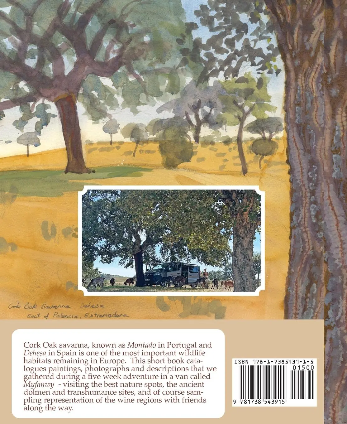 Rückseite: 9781738543915 | Our Journey through the Cork Oaks | Rob Davies (u. a.) | Taschenbuch