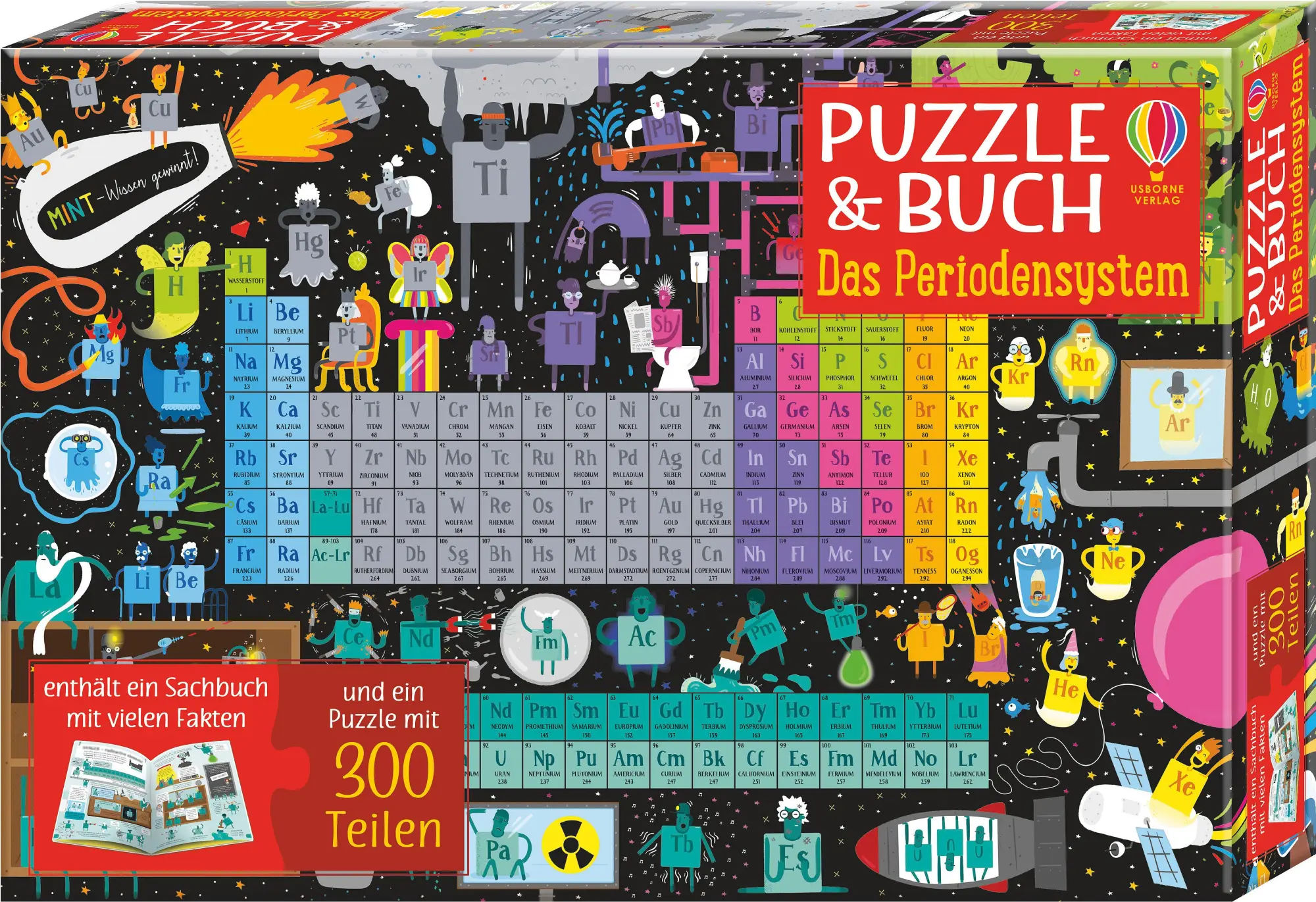 Cover: 9781789413915 | MINT - Wissen gewinnt! Puzzle (300 Teile) und Buch: Das Periodensystem