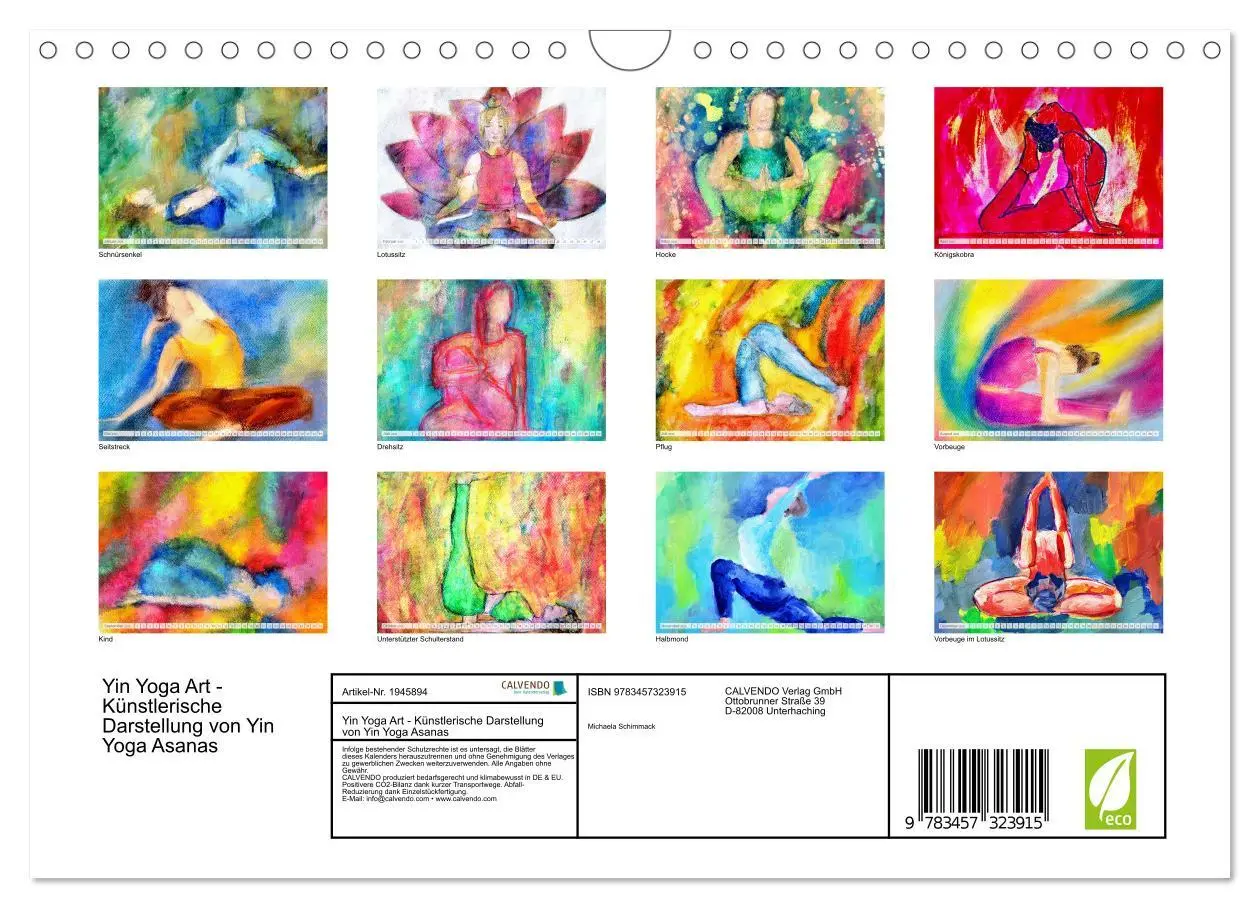 Bild: 9783457323915 | Yin Yoga Art - Künstlerische Darstellung von Yin Yoga Asanas...