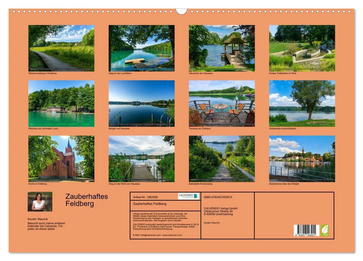 Bild: 9783457493915 | Zauberhaftes Feldberg (Wandkalender 2026 DIN A2 quer), CALVENDO...