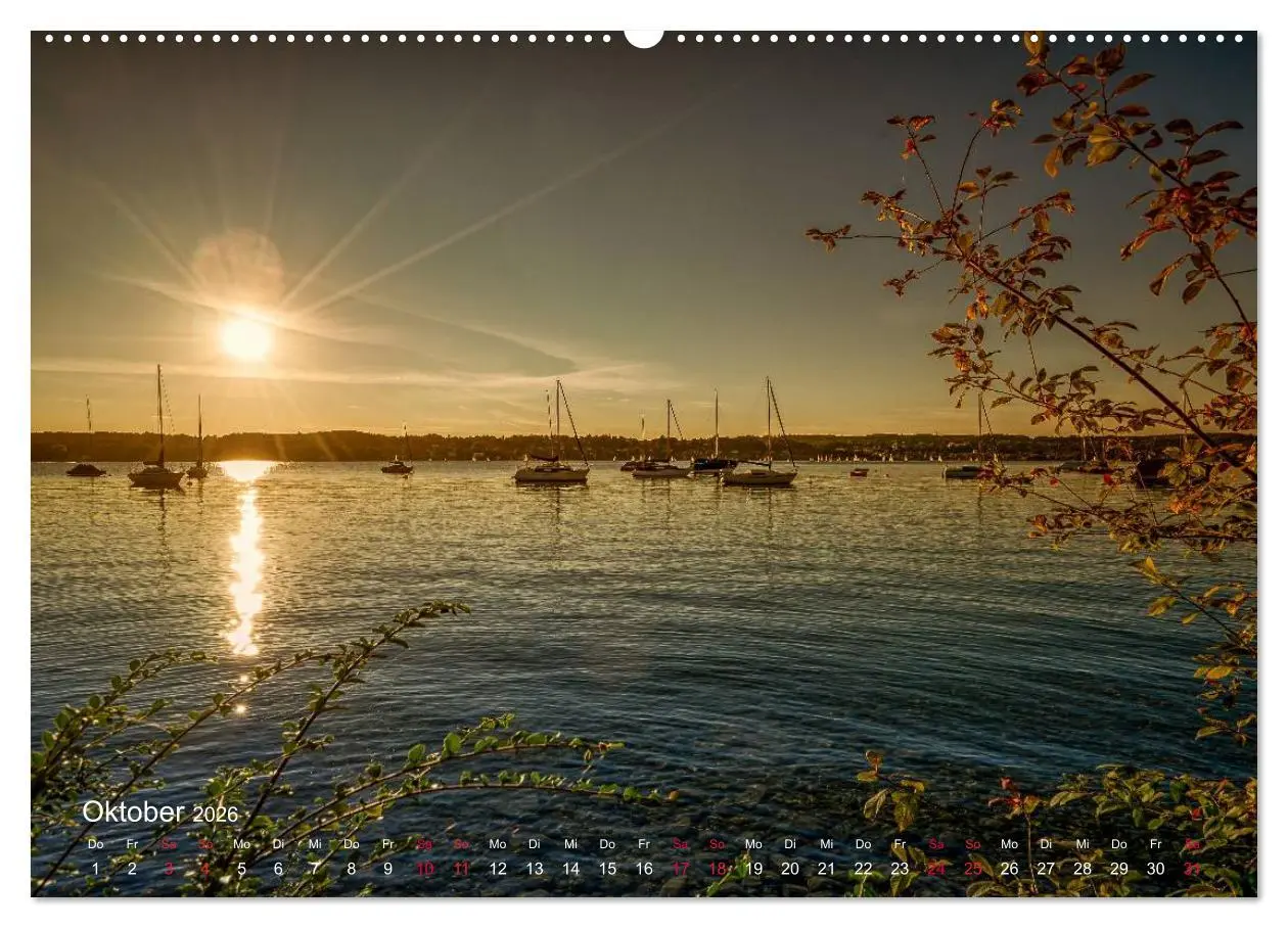 Bild: 9783516033915 | Impressionen vom Starnberger See (hochwertiger Premium Wandkalender...