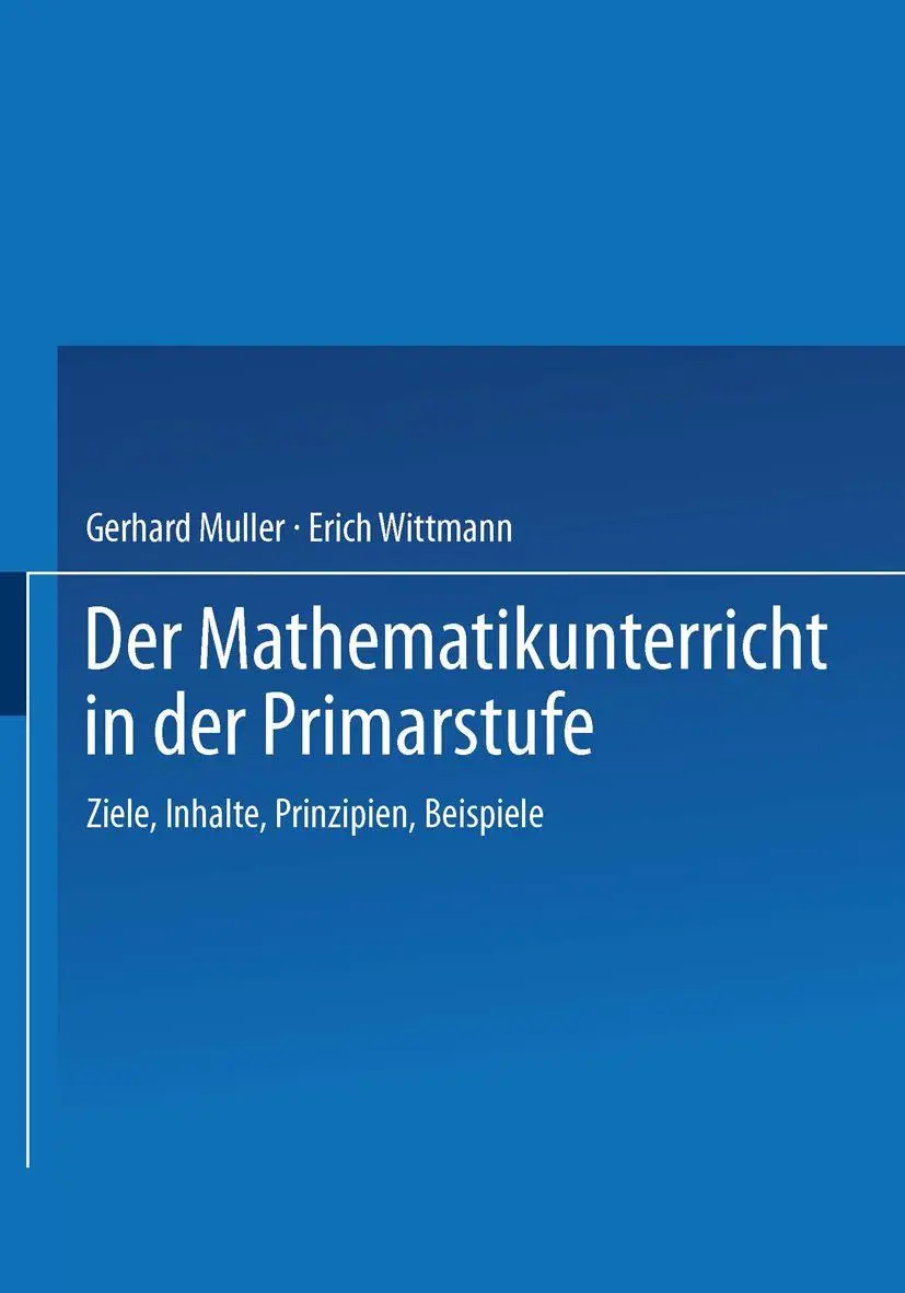 Cover: 9783528083915 | Der Mathematikunterricht in der Primarstufe | Wittmann (u. a.) | Buch