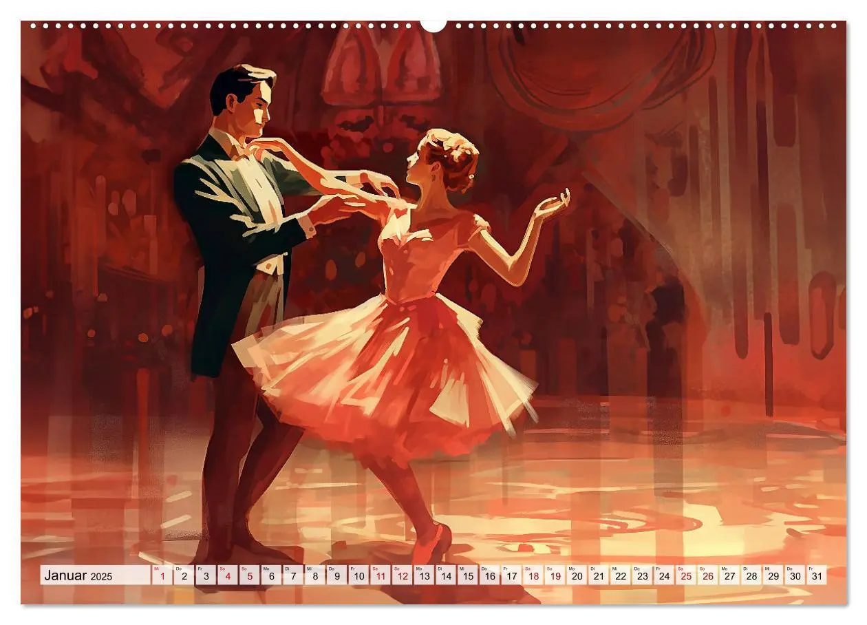 Bild: 9783383894015 | Tanz Leidenschaft in Bewegung (Wandkalender 2025 DIN A2 quer),...