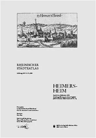 Cover: 9783412114015 | Heimersheim | Rheinischer Städteatlas Lieferung XIV, Nr. 075 | Buch
