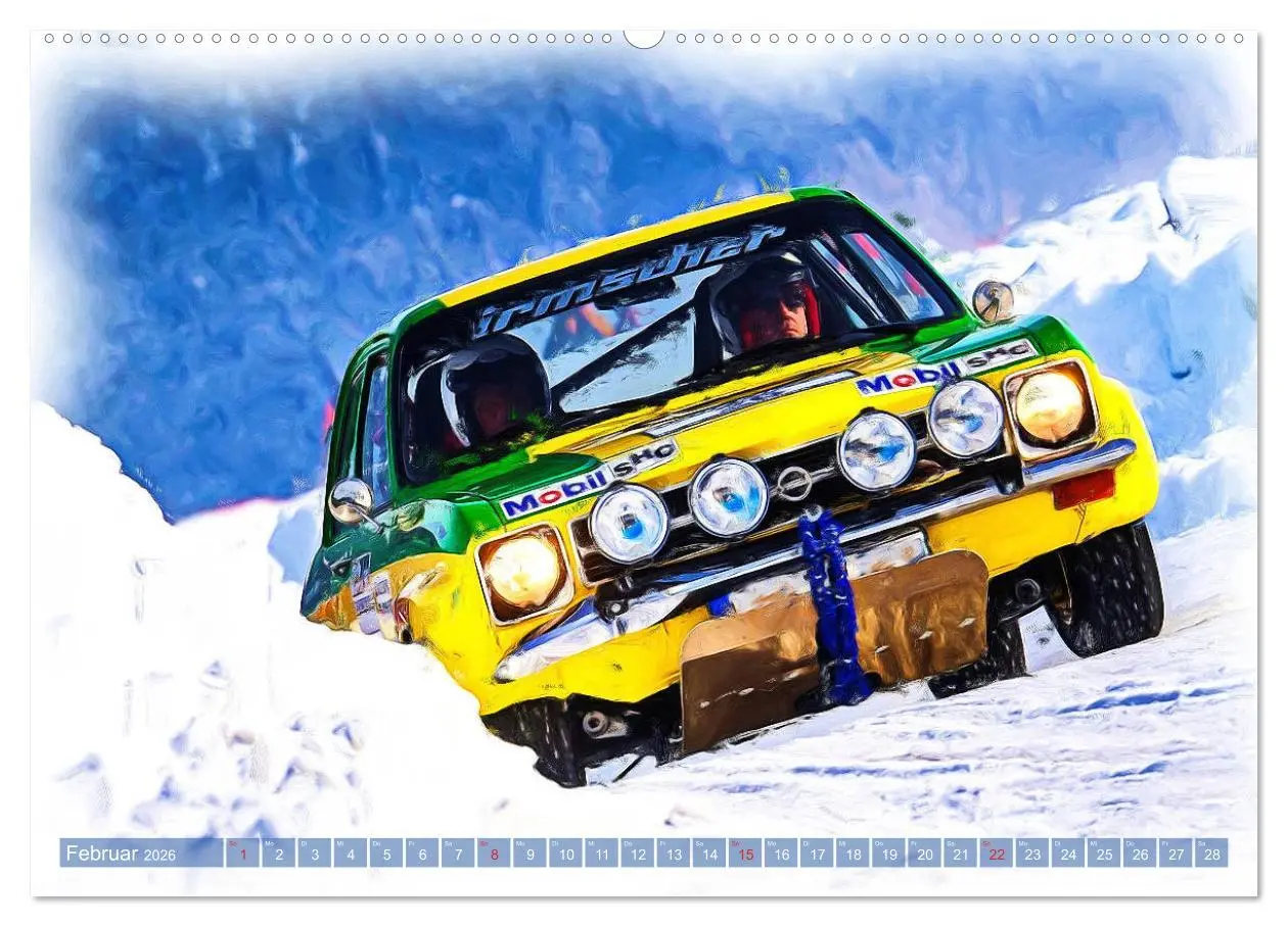 Bild: 9783457694015 | Rallye-Klassiker auf Eis (hochwertiger Premium Wandkalender 2026...