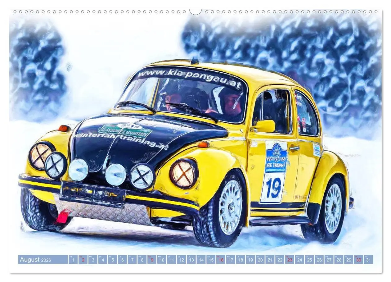 Bild: 9783457694015 | Rallye-Klassiker auf Eis (hochwertiger Premium Wandkalender 2026...