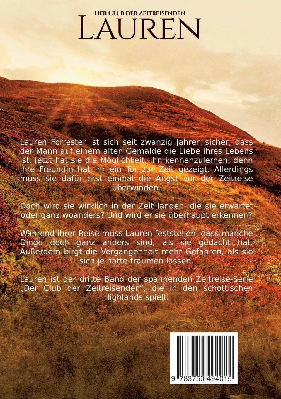 Rückseite: 9783750494015 | Lauren | Der Club der Zeitreisenden 3 | Julia Stirling | Taschenbuch