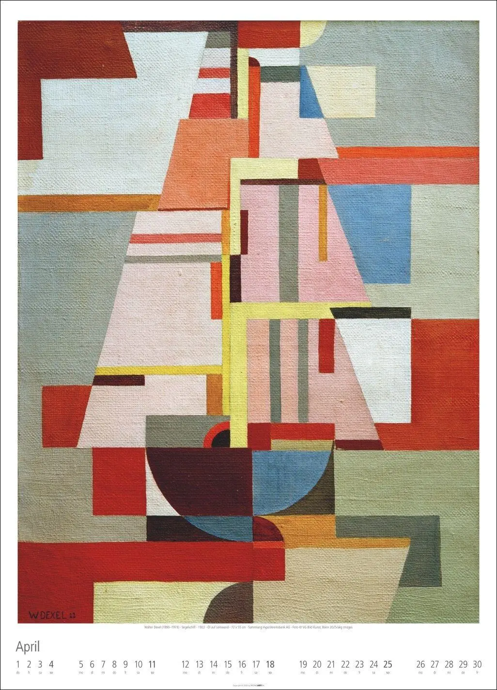 Bild: 9783839904015 | Bauhaus Kalender 2027 | Dexel | Kalender | Spiralbindung | 14 S.