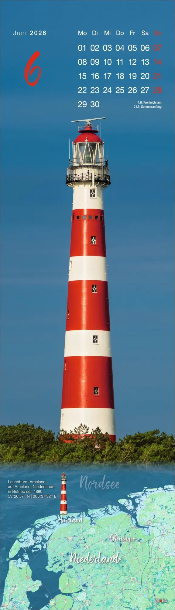 Bild: 9783964024015 | LongEiland Kalender 2026 | Eiland | Kalender | Spiralbindung | 13 S.