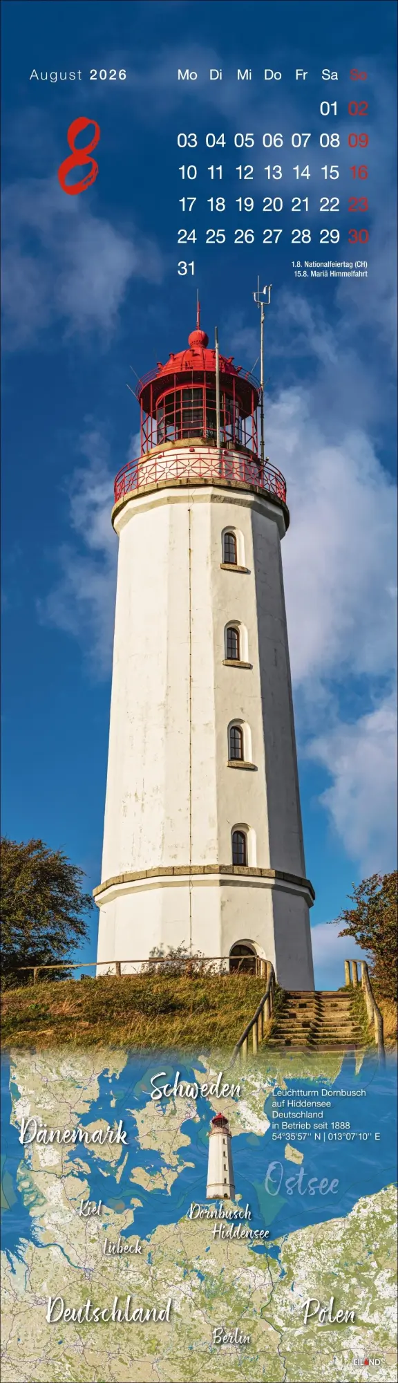 Bild: 9783964024015 | LongEiland Kalender 2026 | Eiland | Kalender | Spiralbindung | 13 S.