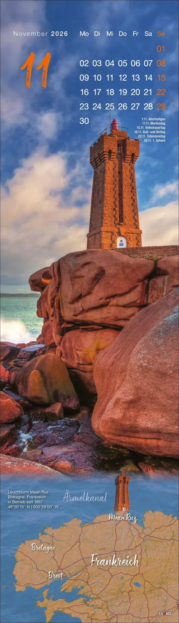 Bild: 9783964024015 | LongEiland Kalender 2026 | Eiland | Kalender | Spiralbindung | 13 S.