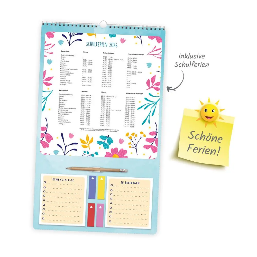 Bild: 9783988024015 | Trötsch Familienkalender Der große Familienplaner 2026 | Wandkalender