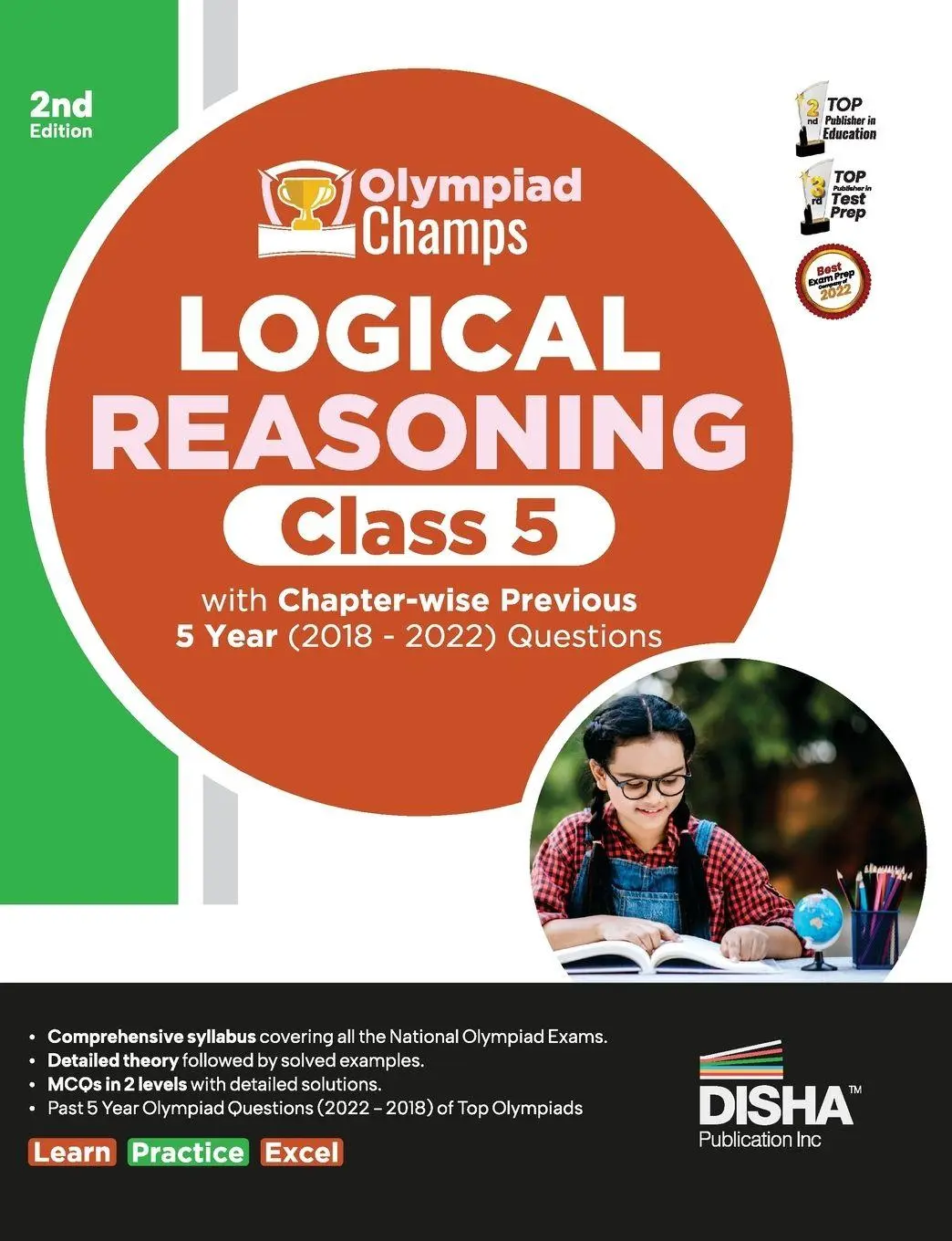 Cover: 9789355644015 | Olympiad Champs Logical Reasoning Class 5 with Chapter-wise...