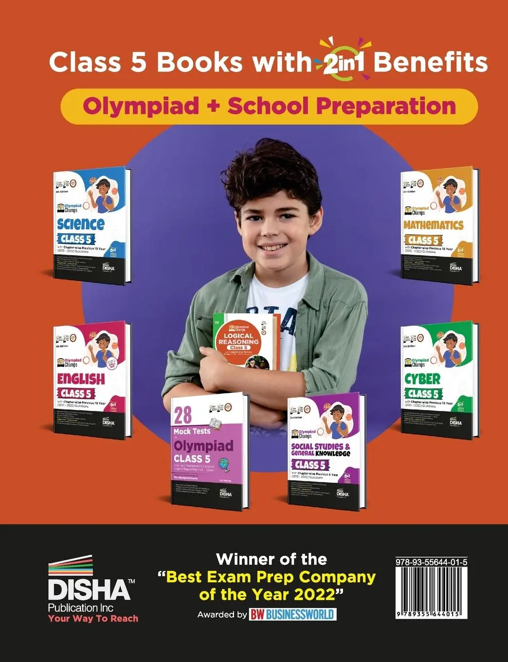 Rückseite: 9789355644015 | Olympiad Champs Logical Reasoning Class 5 with Chapter-wise...