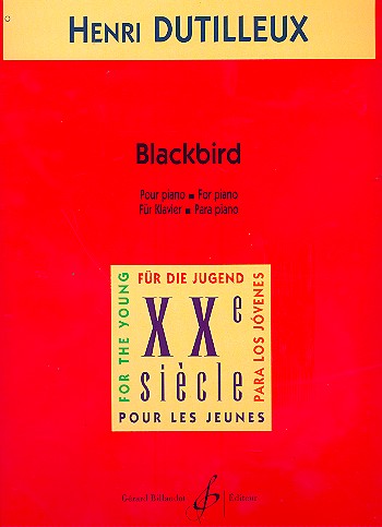 Cover: 9790043064015 | Blackbird | Henri Dutilleux | Buch | Gerard Billaudot