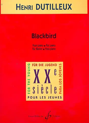Cover: 9790043064015 | Blackbird | Henri Dutilleux | Buch | Gerard Billaudot