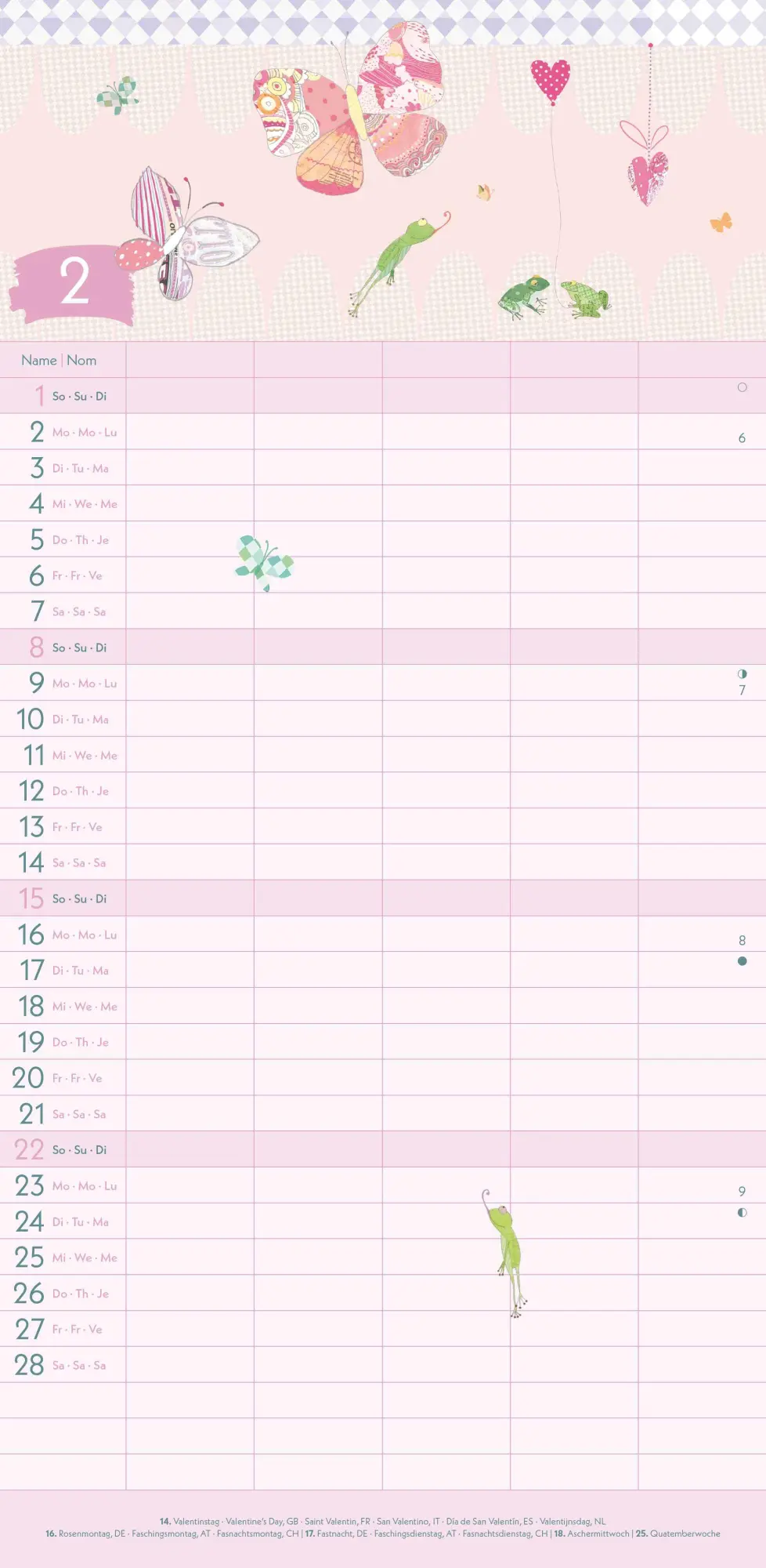 Bild: 4069095004115 | GreenLine Turnowsky 2026 Familienplaner -Wandkalender -...