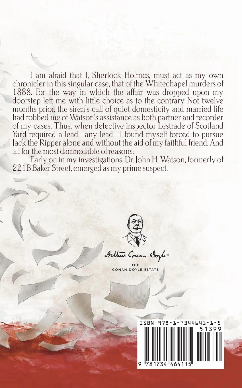 Rückseite: 9781734464115 | Sherlock Holmes &amp; the Ripper of Whitechapel | M. K. Wiseman | Buch